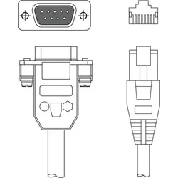 Leuze Verbindungsleitung TTL-RS232-Kabel