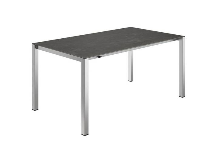OUTLIV. Ausziehtisch 160/217/267x92cm Edelstahl/Glaskeramik