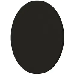 OTTO Office Wandabsorber - Akustik Wandelement rund ∅ 90 cm schwarz, 90x90x3.5 cm