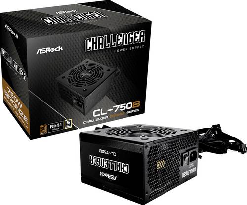 ASRock Challenger Series CL-750B PC Netzteil 750 W ATX 80PLUS Bronze