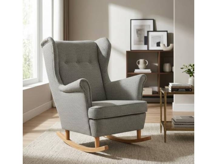 Family Meble Schaukelsessel Ari Design – skandinavischer Sessel – Variante Pepita