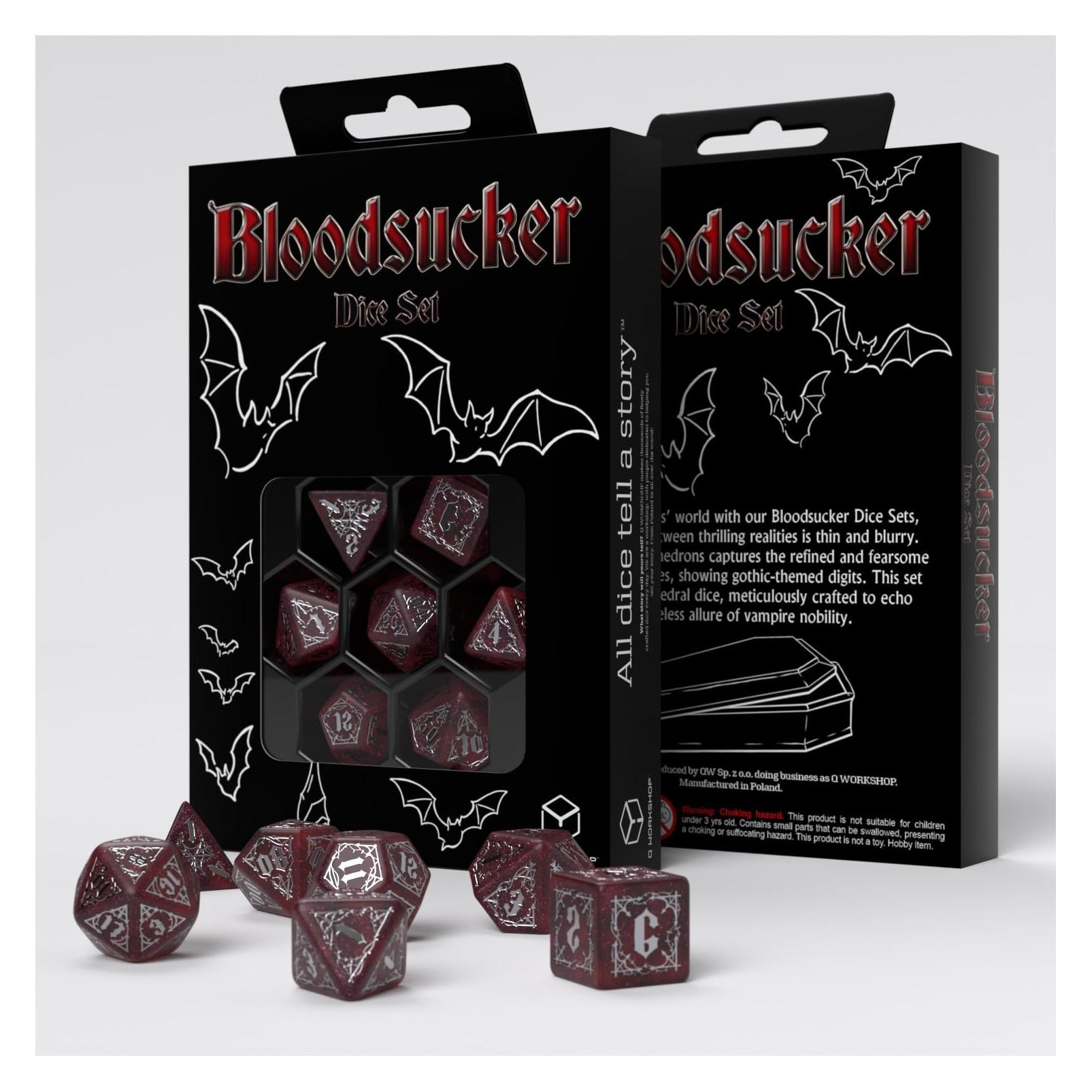 Q Workshop Bloodsucker Dice Set: Scarlet (52400812)