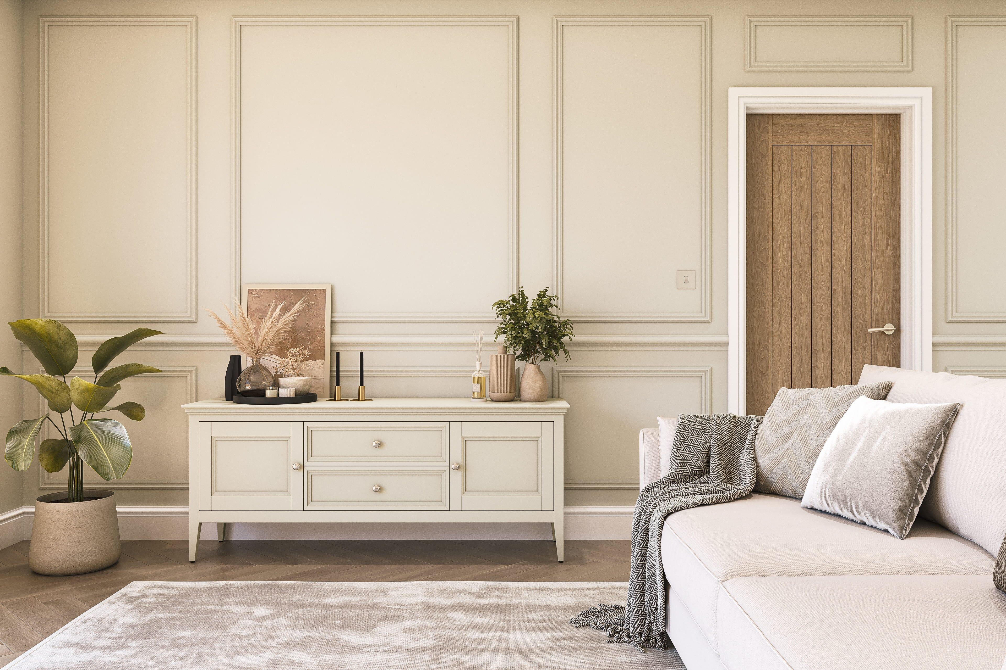 Hemway Peel and Stick Sample - Chalk Based Furniture Paint - Vanilla White
