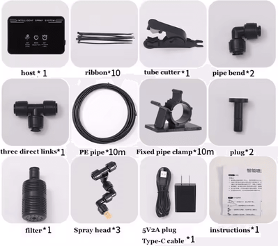 Inspire Curations Touch Screen Automatic Reptile Misting System With Smart Timer For Terrariums us 10 M 3 Sprays