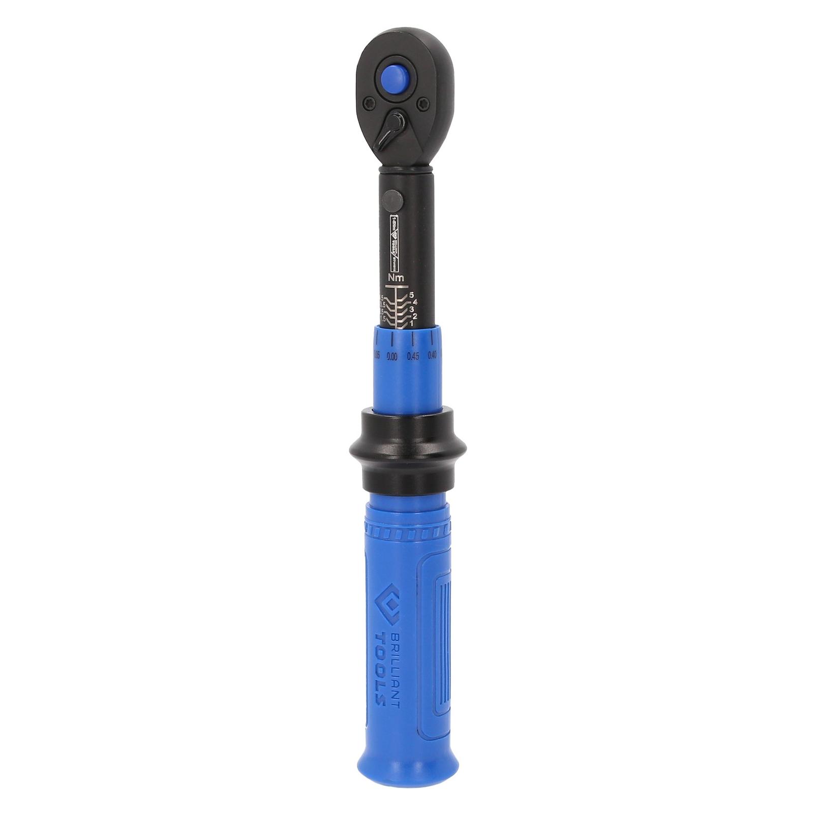 Brilliant Tools 1/4" Ratschen-Drehmomentschlüssel umschaltbar, 1-5 Nm (1/4", 1 - 5 Nm) (BT141916)