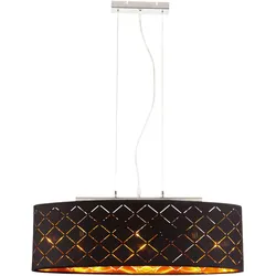 LED Hängelampe Esstischlampe orientalisch RGB Farbwechsler Pendelleuchte Deckenlampe Textilschirm Hängeleuchte, Wohnzimmer Esszimmer