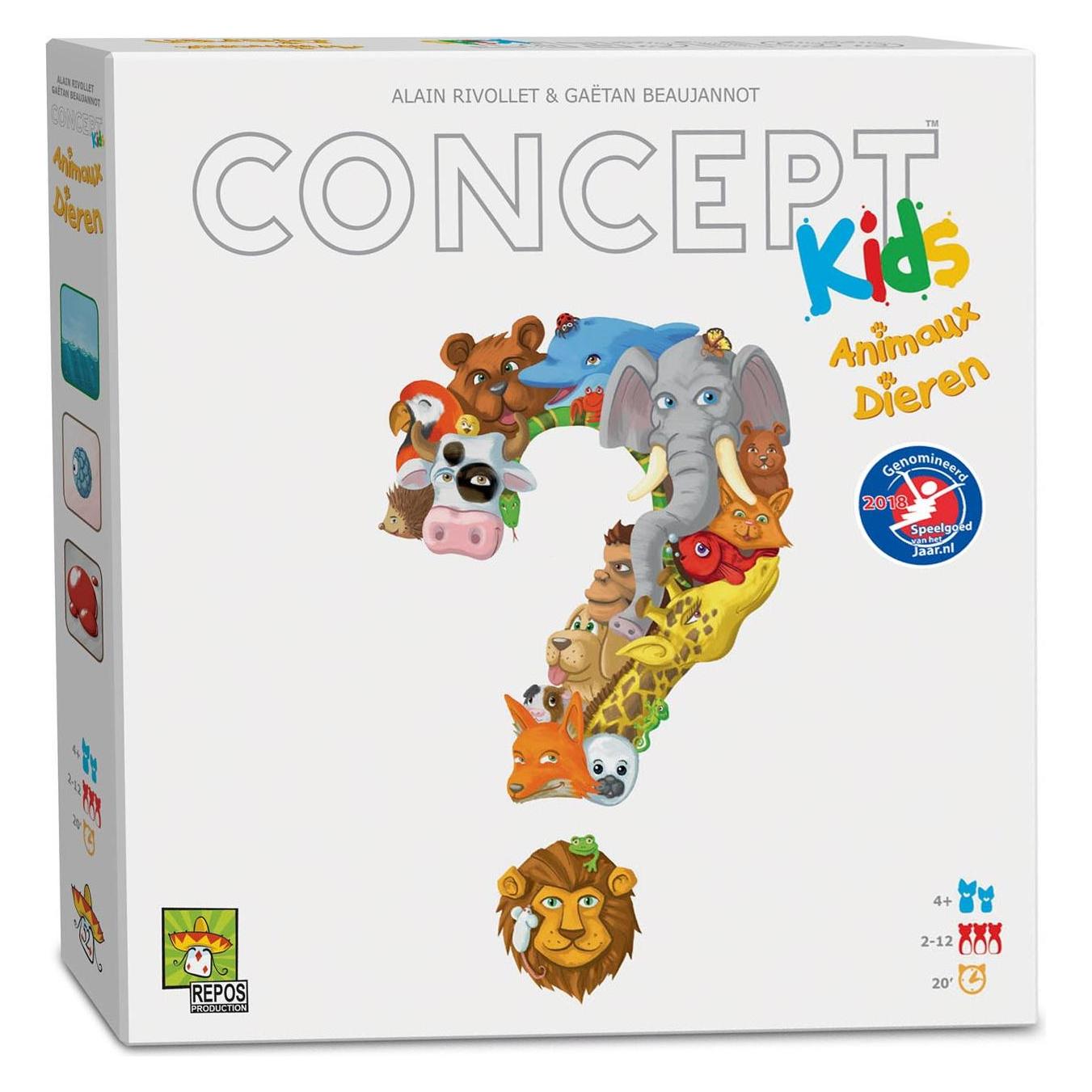 Asmodée Konzept Kinder Tiere (Französisch, Niederländisch, 2 - 12 Spieler) (REP03-003)
