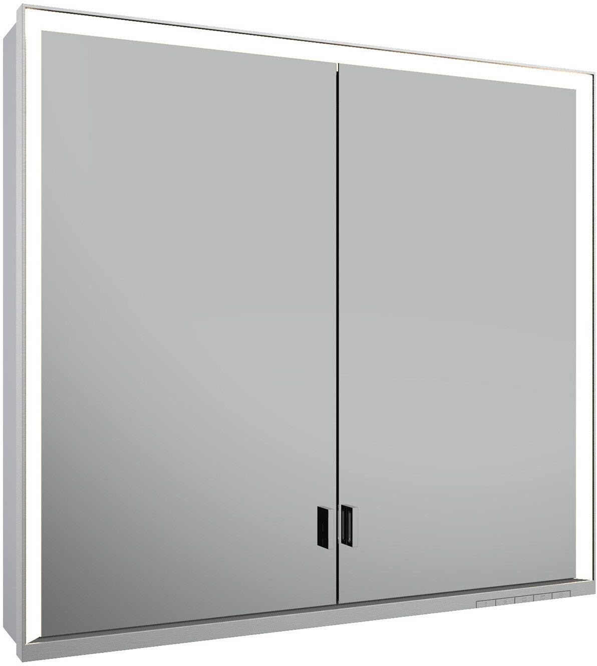 Keuco Royal Lumos Wandvorbau Spiegelschrank 80 x 73,5 cm, verdeckte Ablage