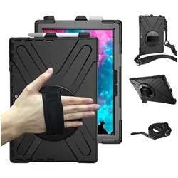 DLH Rugged Protection Galaxy Tab Active Pro (Samsung Galaxy Tab Active Pro), Tablet Hülle, Schwarz