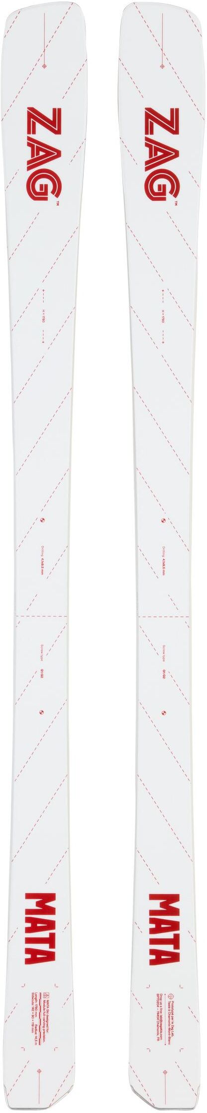 Zag  - Pack Ski Mata Cream - 160 + 11.0 Tp 100mm Black Anthracite - Ski