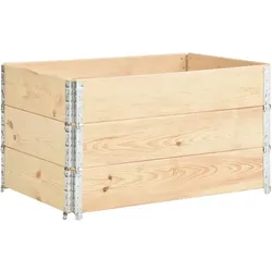 vidaXL Hochbeete 3 Stk. 50x100 cm Kiefer Massivholz