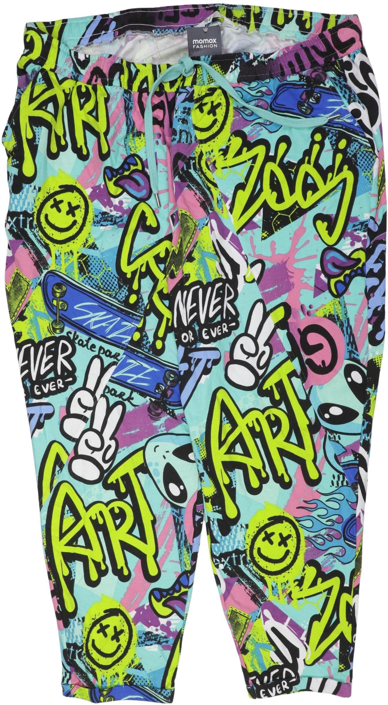 Angel of Style Damen Stoffhose, Neon, Gr. EU 52, Baumwolle - Second Hand