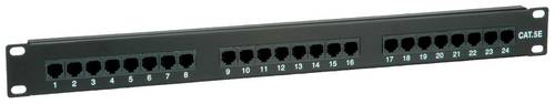 Value 26.99.0349 24 Port Netzwerk-Patchpanel 483 mm (19") CAT 5e 1 HE