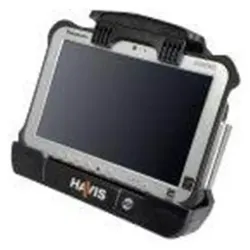 Havis Fahrzeug Dock, Dual-Pass-Through (USB-A, 1 Port), Dockingstation + USB Hub, Schwarz