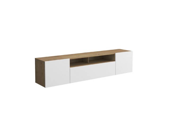 Mai & Mai Lowboard TV-Board TV-Schrank Fernsehschrank Hängend Holz 180x34.4x39cm