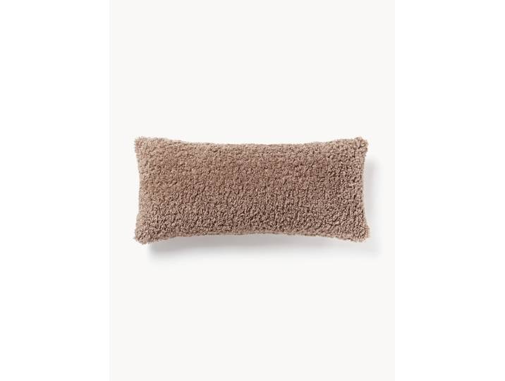 Housse de coussin en tissu peluche Dotty