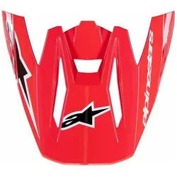 Alpinestars, Motorradhelm Zubehör, HELMET S/P A-STARS VISOR S-M5 22. RED