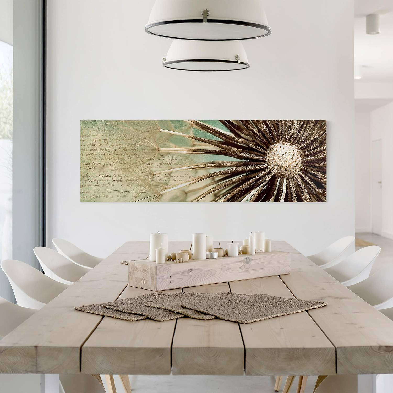 home24 Afbeelding Closer than before wanddecoratie met geweven stof in meerdere kleuren, Breedte: 120 cm, Hoogte: 40 cm