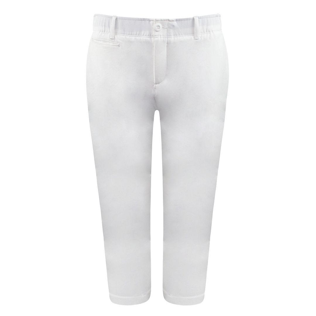 Under Armour Golf Heatgear White Womens Verbindungen Capri Hosen 1272364 100