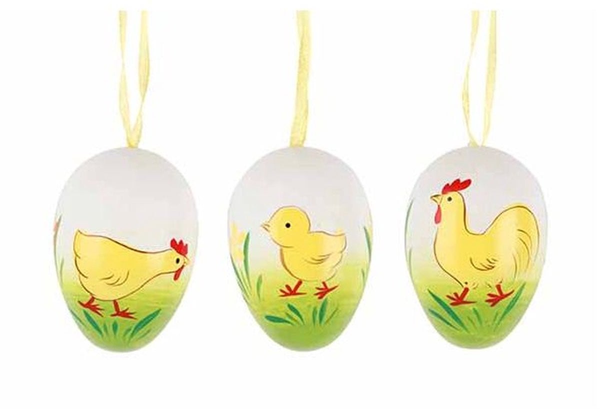 Cosy @ Home Paasei Set 6 Chicks Multikleur 6 cm