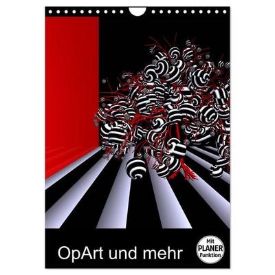 OpArt und mehr (Wandkalender 2027 DIN A4 hoch), CALVENDO Monatskalender