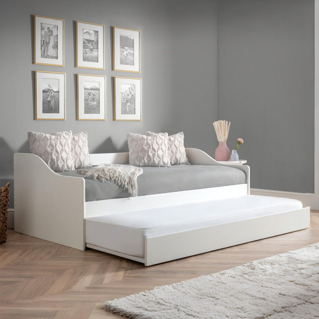 Marlow Home Co. Arneson Daybed Surf White 66cm H X 97cm W X 195cm L