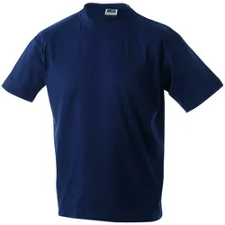 JAMES & NICHOLSON T-Shirt Gr. 4XL Rundhals Heavy navy