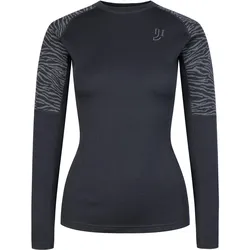 Johaug, Damen, Funktionsshirt, Elevate Wool Long Sleeve (S), Schwarz, S
