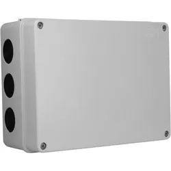 Abzweigkasten 243x190x90 mm 12 Dichtmembranen IP66 Aufputz Abzweigdose Verbindungsdose Industriegehäuse IP66 M-L 010.PG
