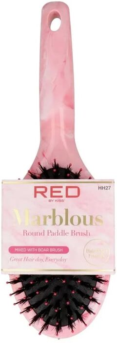 Kiss Marblous Boar Paddle Brush #Round