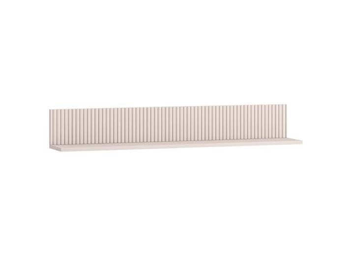 Lomadox Wohnzimmer-Wandboard 120 cm breit in Kaschmir matt Rillenoptik modern