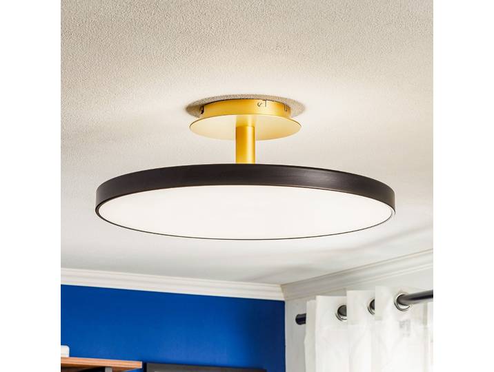 Plafonnier Asteria Up Noir - UMAGE Asteria Up Large - Salon / séjour - Design - Métal - Semi-encastré