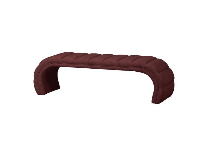 BePureHome Esszimmerstuhl Retro Esstischbank Polsterbank Traffic Bordeaux 160
