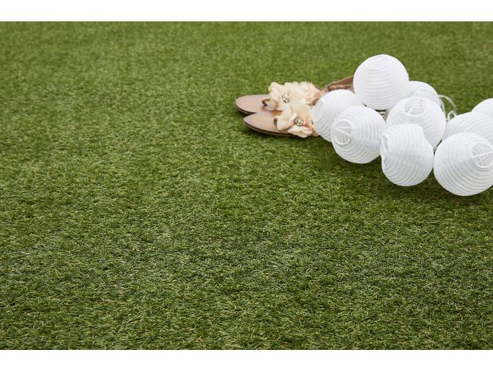 Kunstrasen ANDIAMO Rasenteppich Casablanca, Gesamthöhe 20 mm, Made in Belgium , grün, B:133cm L:300cm, Polyethylen (PE), Teppiche, Kunstrasen, realistische Optik, mit Drainagefunktion, strapazierfähig, & UV-stabil