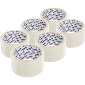 Office-Products Packband PP, transparent, 48mm x 46m, 6 Rollen