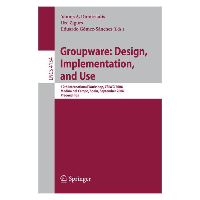 Springer Groupware: Design, Implementation, and (63500949)