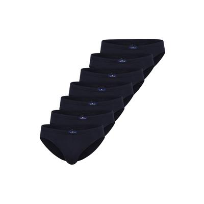 Slip TOM TAILOR "Slip 7er Pack", Herren, Gr. L, blau, Obermaterial: 95% Baumwolle CO. 5% Elasthan EL., Unterhosen Slip