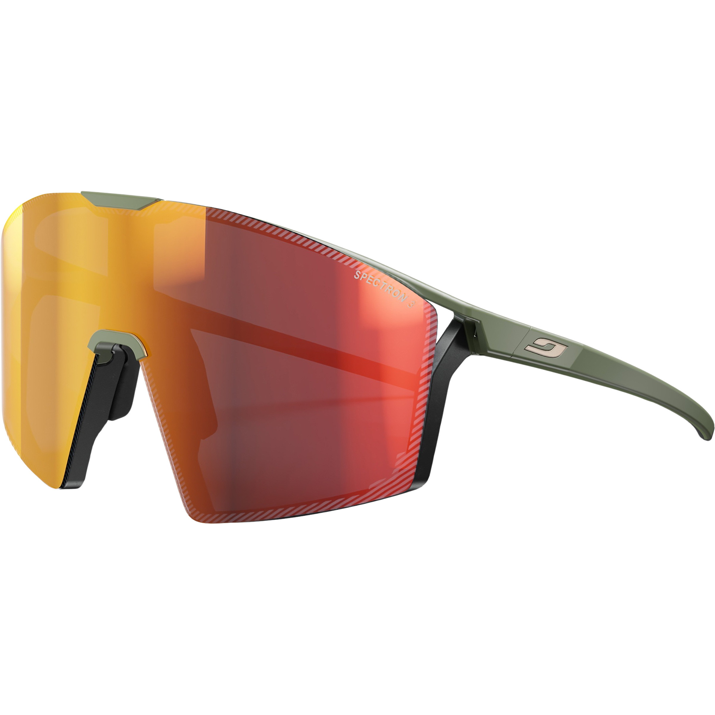 Julbo Edge Spectron 3 Sportbrille Sportbrillen & Sportsonnenbrillen oliv Camping