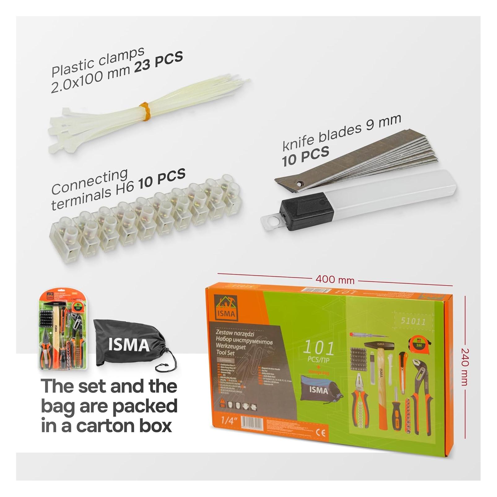 Isma Multifunktionales Werkzeug-Set (101 Teile) (52982806)