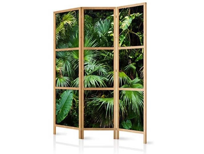 decomonkey Paravent Raumteiler Innen Blumen, 135x171 cm, 3-teilig, Spa Zen Orient, Japan, Wohnzimmer, Room Divider, Wall, Raumteiler Stehend, Trennwand, Sichtschutz, Spanische Wand, Sichtschutzwand