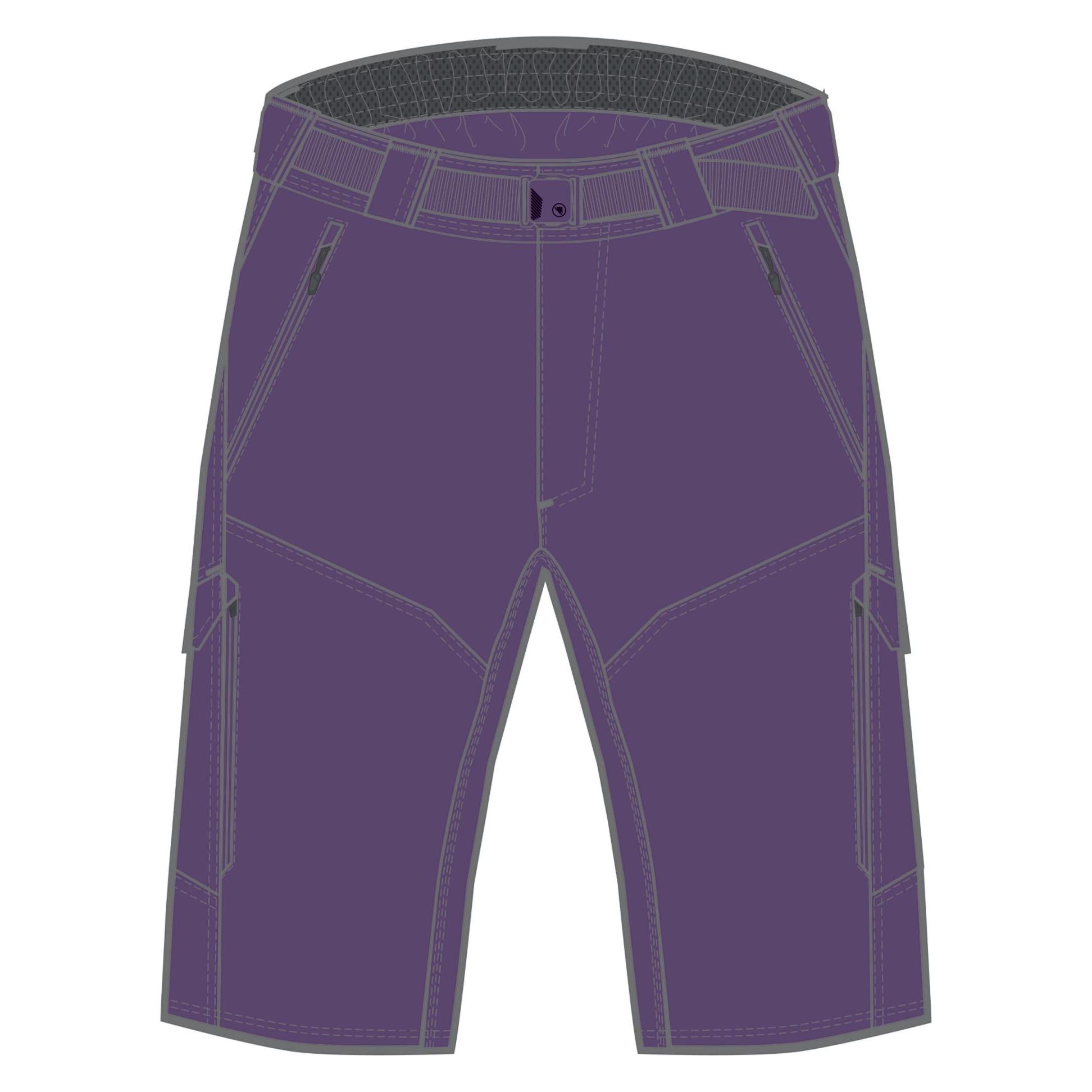 Endura Wms Hummvee Short With Liner Htr (L) (R-E6194HTR)