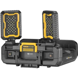 DeWalt, Arbeitsleuchte, DWST08061-1 Werkzeugbox mit integrierten Leuchten 395 x 352 x 255 mm ToughSystem 2.0 + 2x