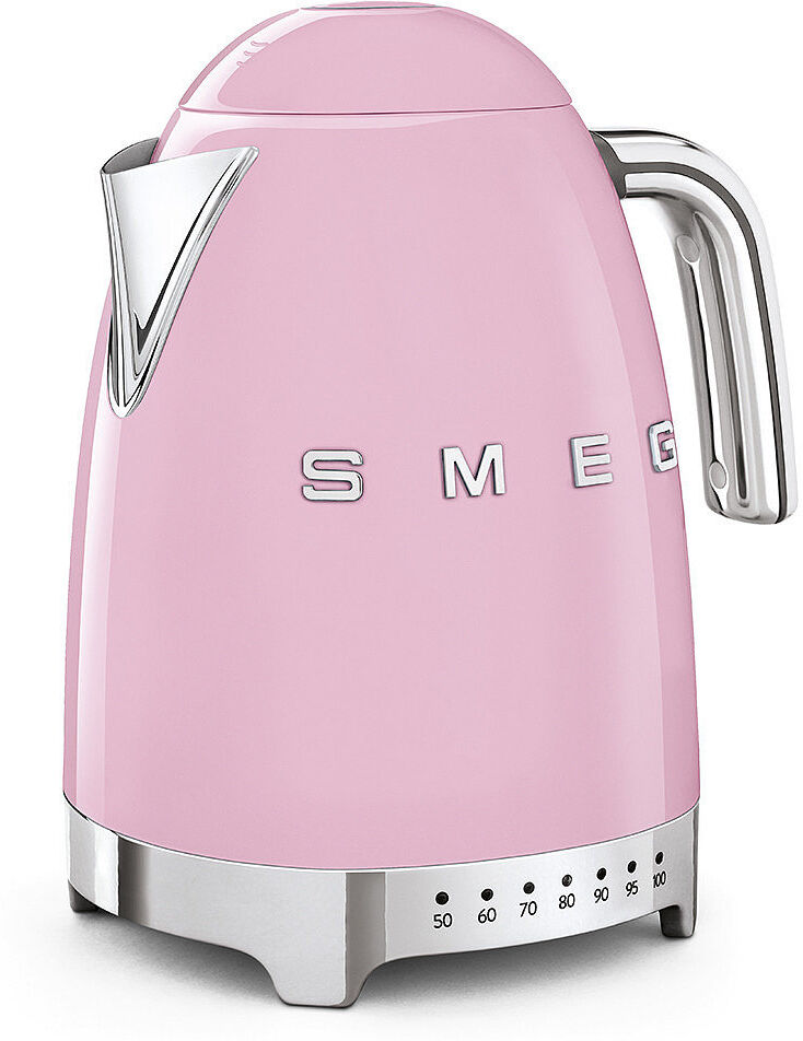Smeg KLF04 50s Style Retro Variable Temperature Kettle Pink 1.7L