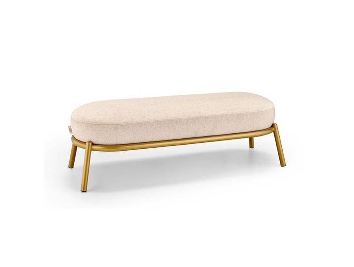 MEME DESIGN banc DROP (Cat. D - couleur de votre choix - Tissu et métal Privé)