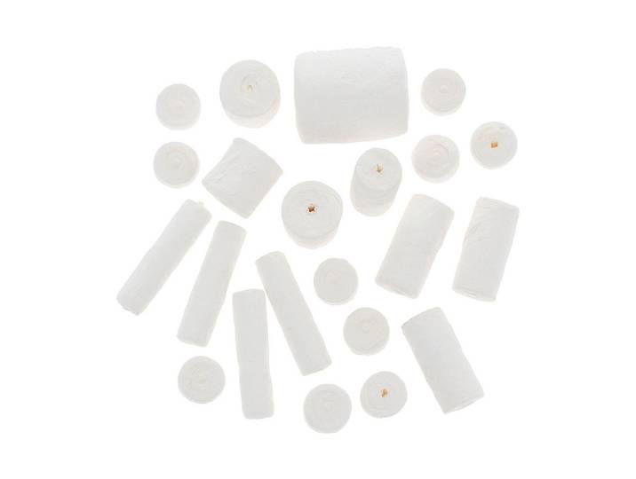 Glorex Kreativpackung Watte Zylinder 45 Stück