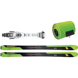 K2 Wayback 88 Tourenski Komplettset + Fischer Ambition 10  Tourenbindung + K2 Tourenfell