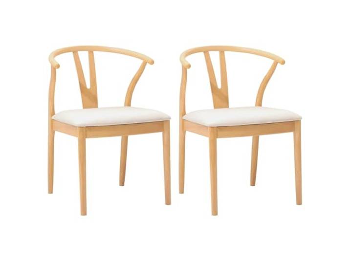 HKLGBVCR Esszimmerstuhl, 2 Stück, Massivgummi Bequeme Polsterung, Vintage-Chic-Stil, für Esszimmer und Büro, einfache Reinigung