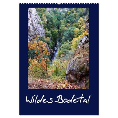 Wildes Bodetal (Wandkalender 2027 DIN A2 hoch), CALVENDO Monatskalender