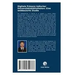 Digitale Präsenz indischer Universitätsbibliotheken: Eine webbasierte Studie, Fachbücher von Nilesh Hande