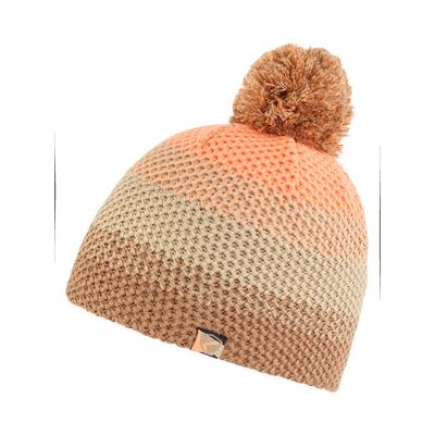 Strickmütze ZIENER "ISHI-Z JUNIOR", Jungen, braun (braunie), Materialmix, Mützen Strickmütze, warm, weiches Fleecefutter, reflektierende Elemente